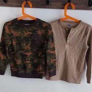 2x Old Navy Thermal Tee's